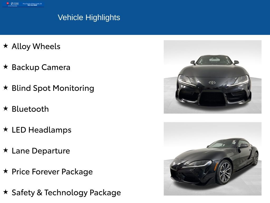 Used 2022 Toyota Supra w/ Safety & Technology Package image 2