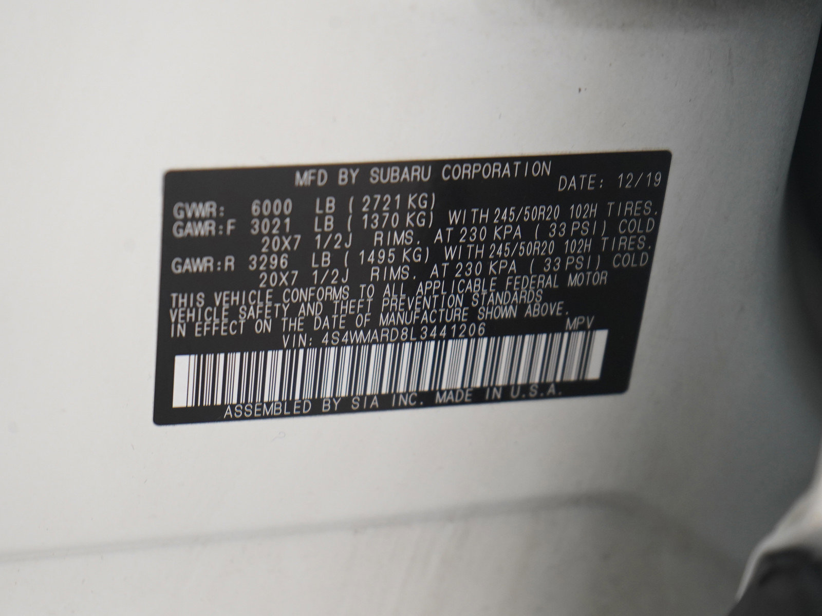 Used 2020 Subaru Ascent Touring w/ Popular Package #3 image 31