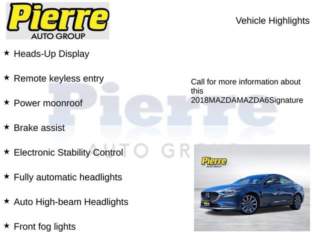 Used 2018 MAZDA MAZDA6 Signature FWD image 14