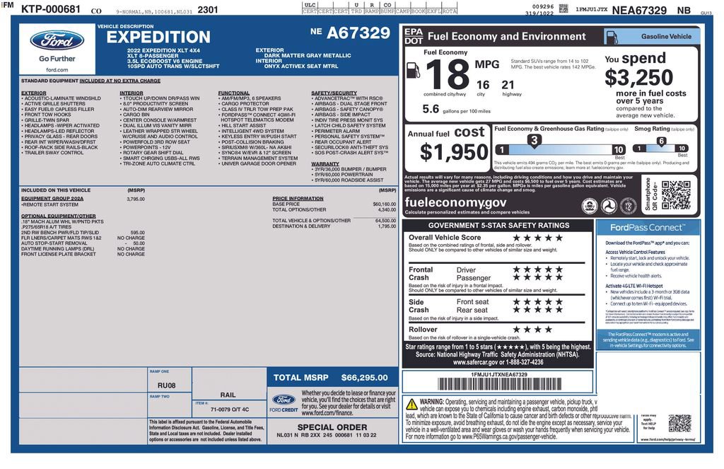 Used 2022 Ford Expedition XLT image 9