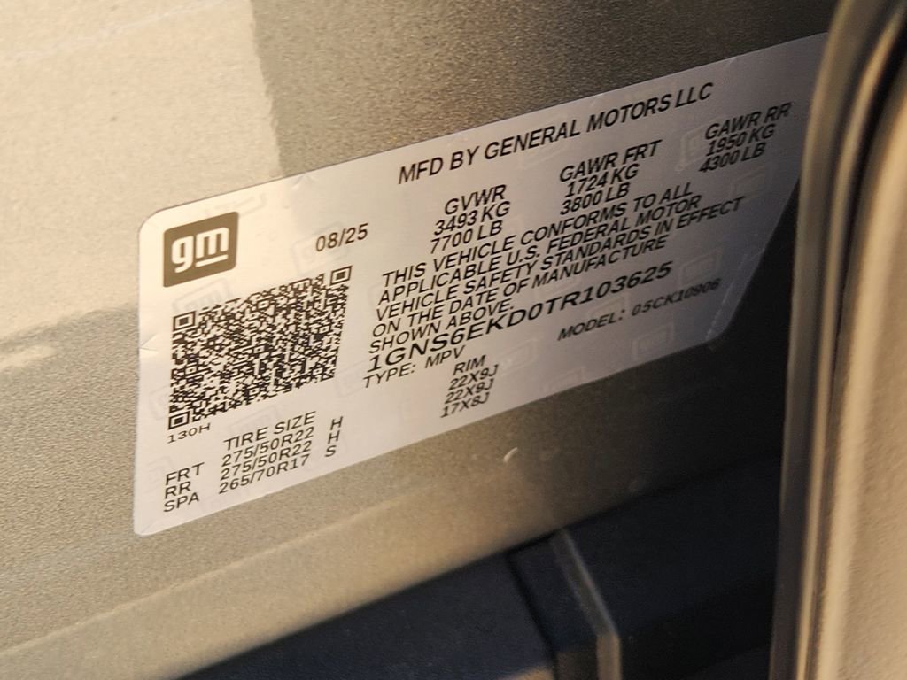 New 2026 Chevrolet Suburban RST w/ Advanced Technology Package image 24