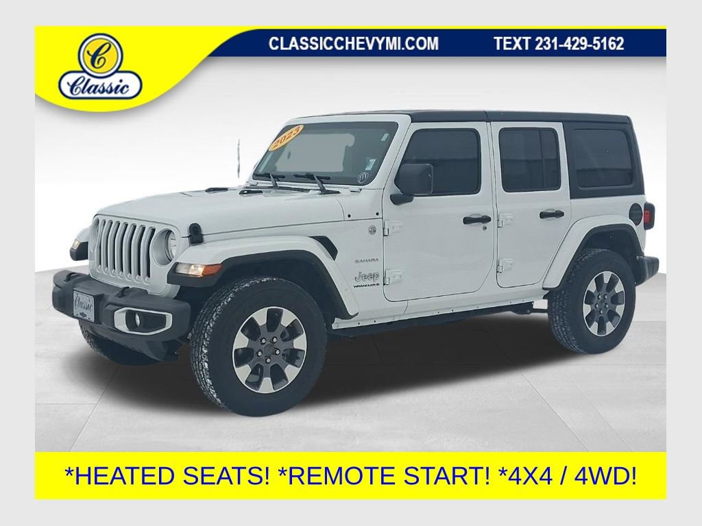 Used 2023 Jeep Wrangler Sahara w/ Cold Weather Group 360° Tour