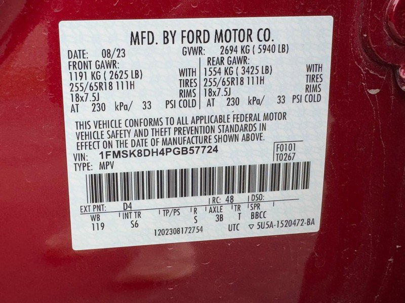 Used 2023 Ford Explorer XLT w/ Equipment Group 202A image 24