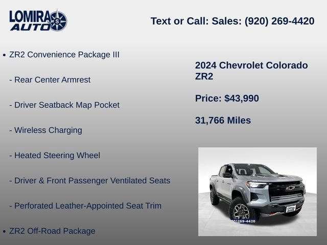Used 2024 Chevrolet Colorado ZR2 w/ ZR2 Convenience Package III AWD/4WD image 21