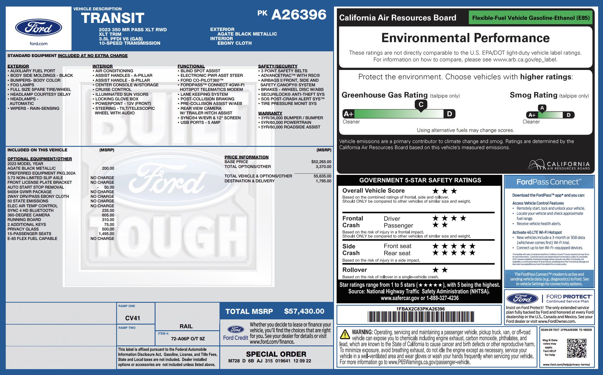 Used 2023 Ford Transit 350 XLT image 2