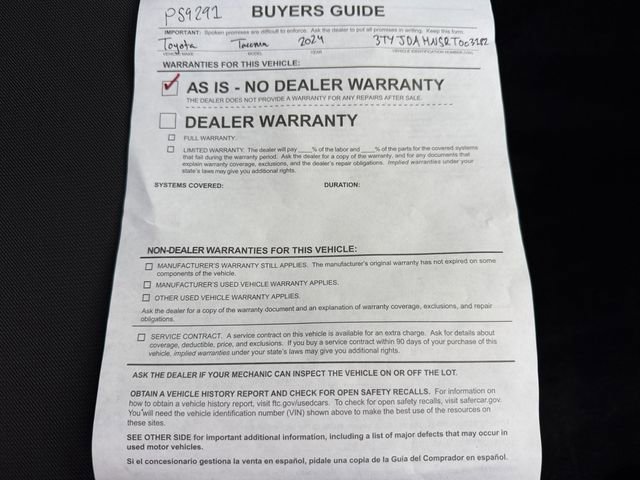 Used 2024 Toyota Tacoma SR image 35