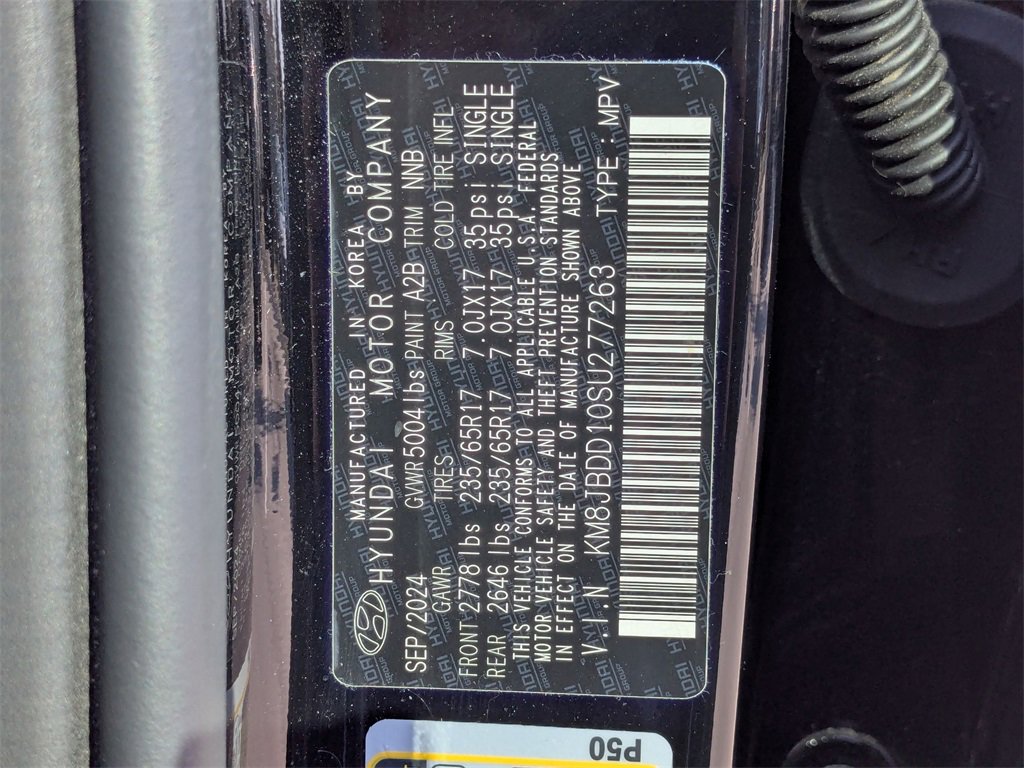 Certified 2025 Hyundai Tucson Blue image 22