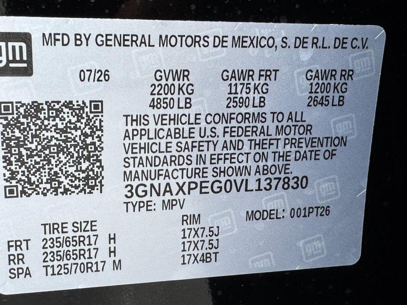 New 2027 Chevrolet Equinox LT w/ LPO, Floor Liner Package AWD/4WD image 15