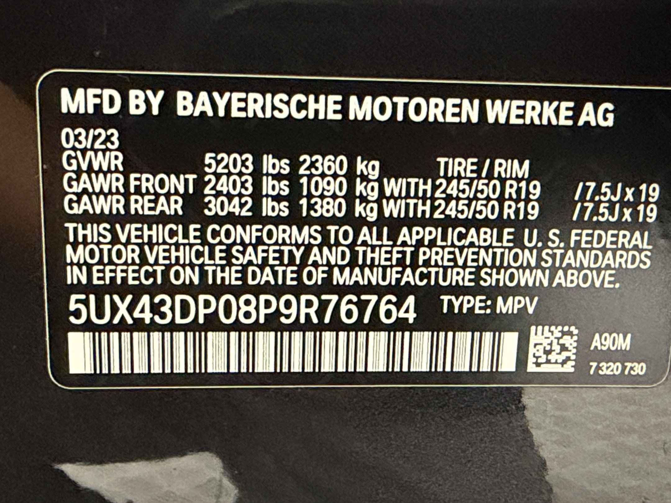 Certified 2023 BMW X3 sDrive30i w/ Convenience Package RWD image 25