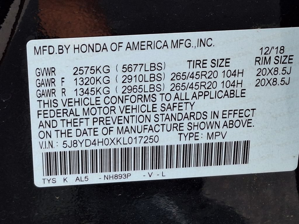 Used 2019 Acura MDX w/ Technology Package AWD/4WD image 30