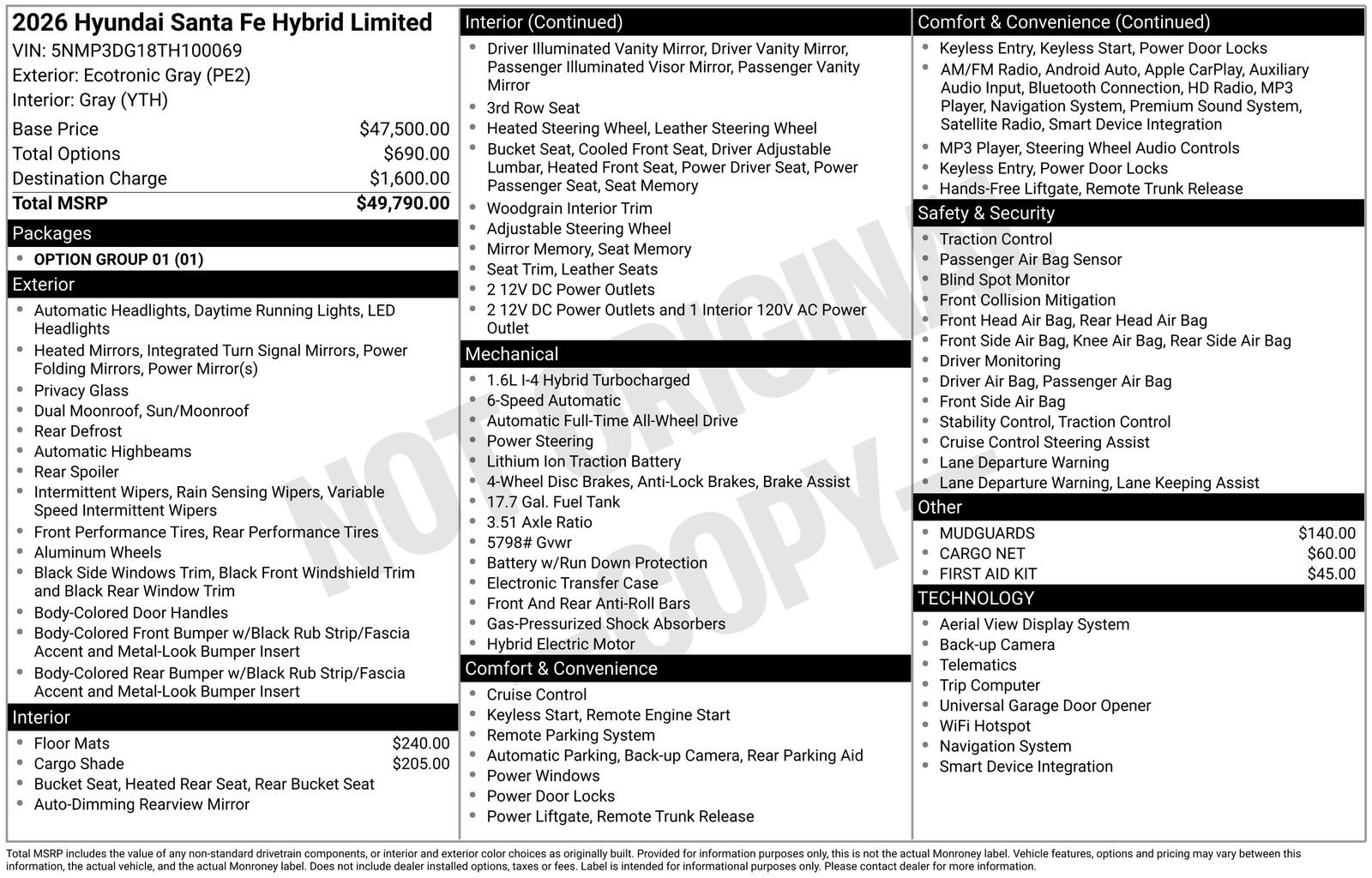 New 2026 Hyundai Santa Fe Limited image 8