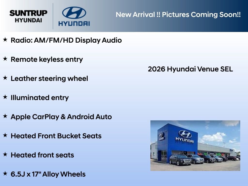 New 2026 Hyundai Venue SEL FWD image 2