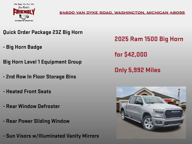 Used 2025 RAM 1500 Big Horn image 5