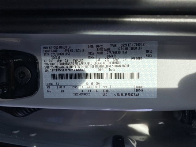 New 2025 Ford F150 Lariat w/ Equipment Group 501A Mid image 25