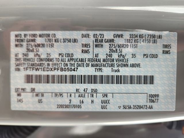 Used 2023 Ford F150 XLT w/ Equipment Group 302A High image 29