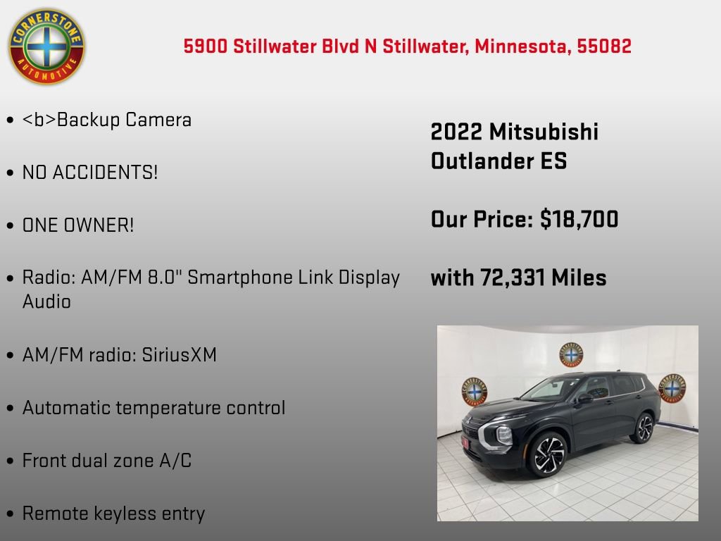 Used 2022 Mitsubishi Outlander ES image 5