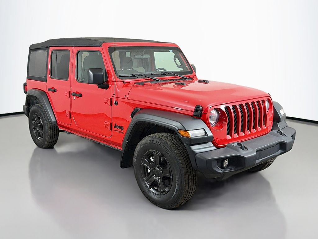 Used 2022 Jeep Wrangler Unlimited Sport w/ Technology Group AWD/4WD image 2