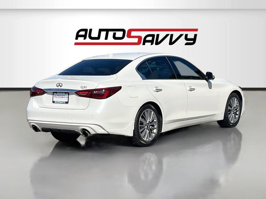 Used 2022 INFINITI Q50 Luxe w/ Cargo Package RWD image 7
