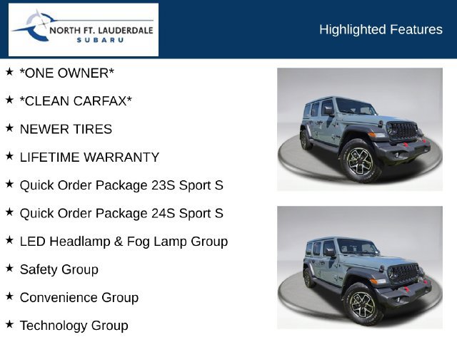 Used 2024 Jeep Wrangler Unlimited Sport AWD/4WD image 7