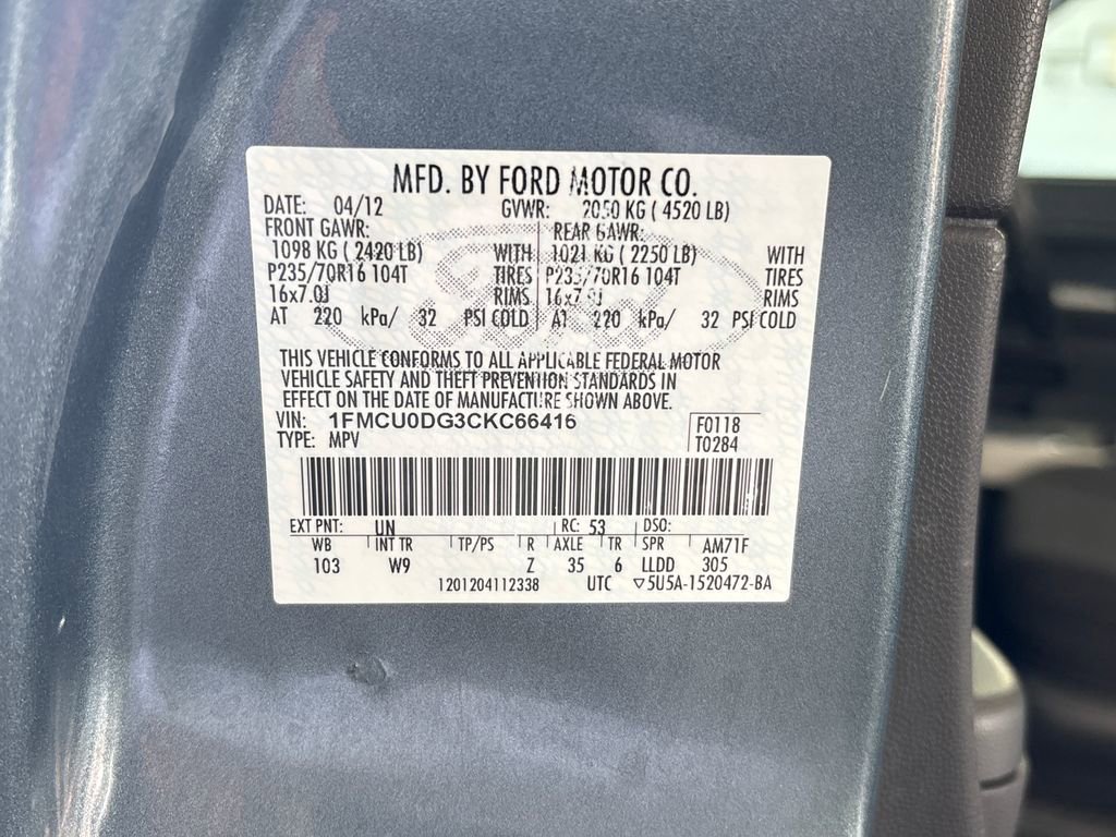 Used 2012 Ford Escape XLT FWD image 32