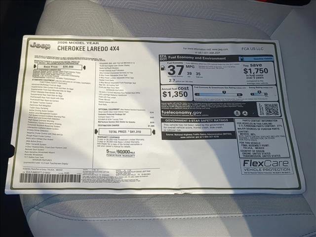 New 2026 Jeep Cherokee Laredo image 17