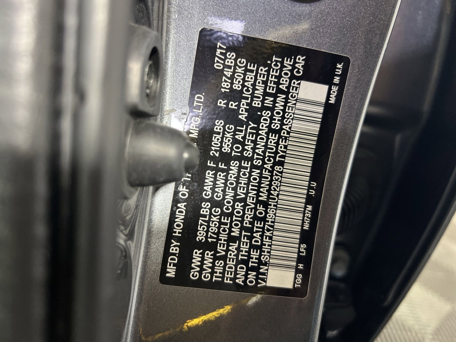 Used 2017 Honda Civic Sport Touring image 31