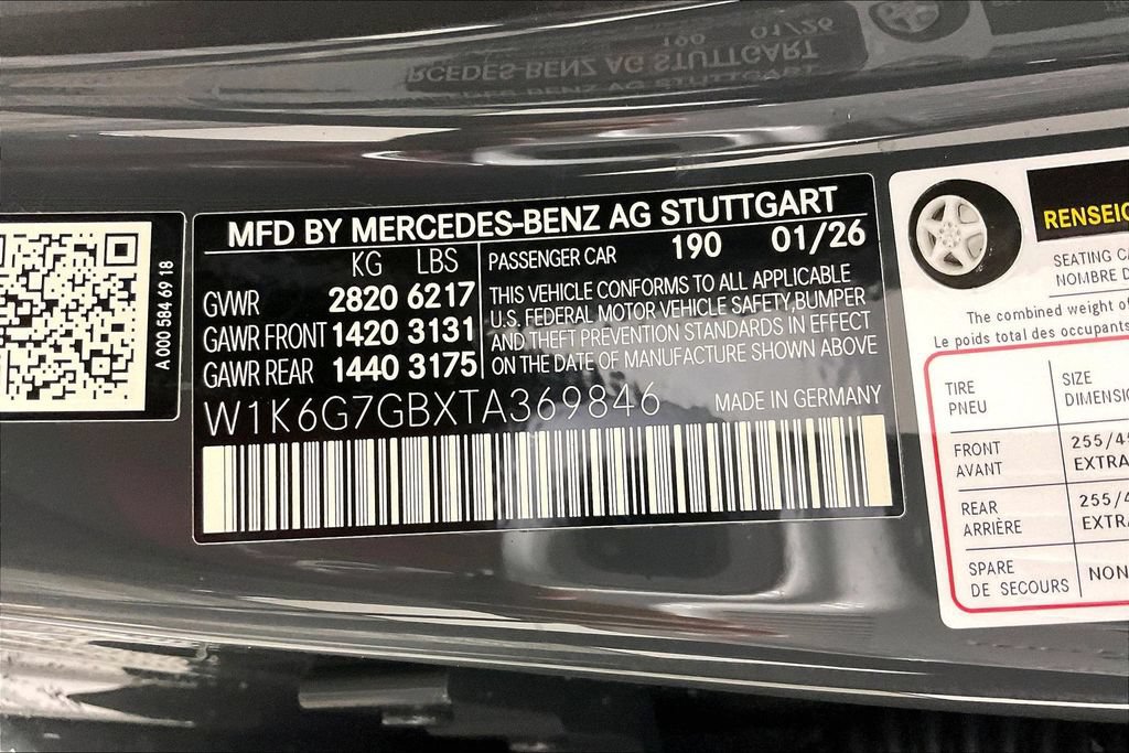 New 2026 Mercedes-Benz S 580 4MATIC Sedan image 12