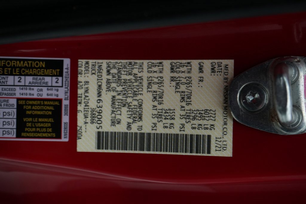 Used 2022 Nissan Frontier S w/ Technology Package image 23