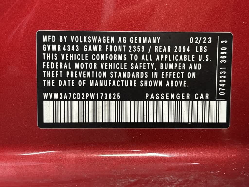 Used 2023 Volkswagen GTI SE w/ SE Leather Package FWD image 35