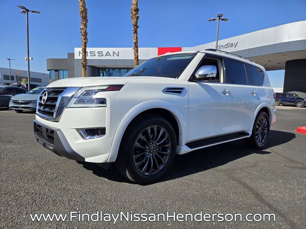 Used 2024 Nissan Armada Platinum w/ Captain's Chairs Package RWD image 2