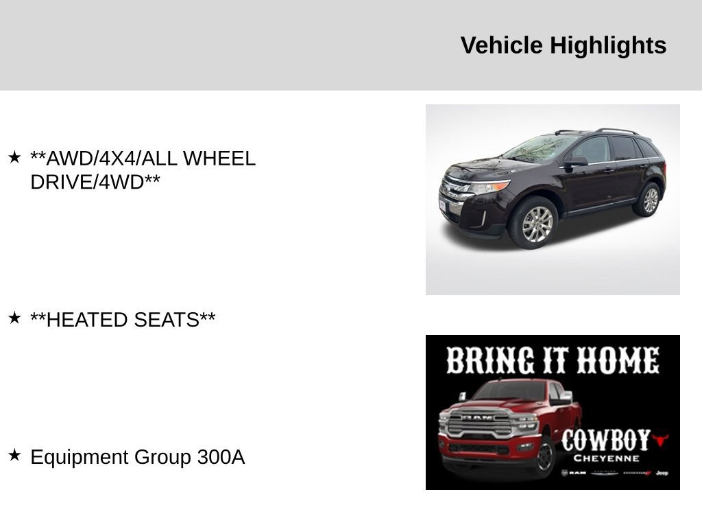 Used 2013 Ford Edge Limited AWD/4WD image 2