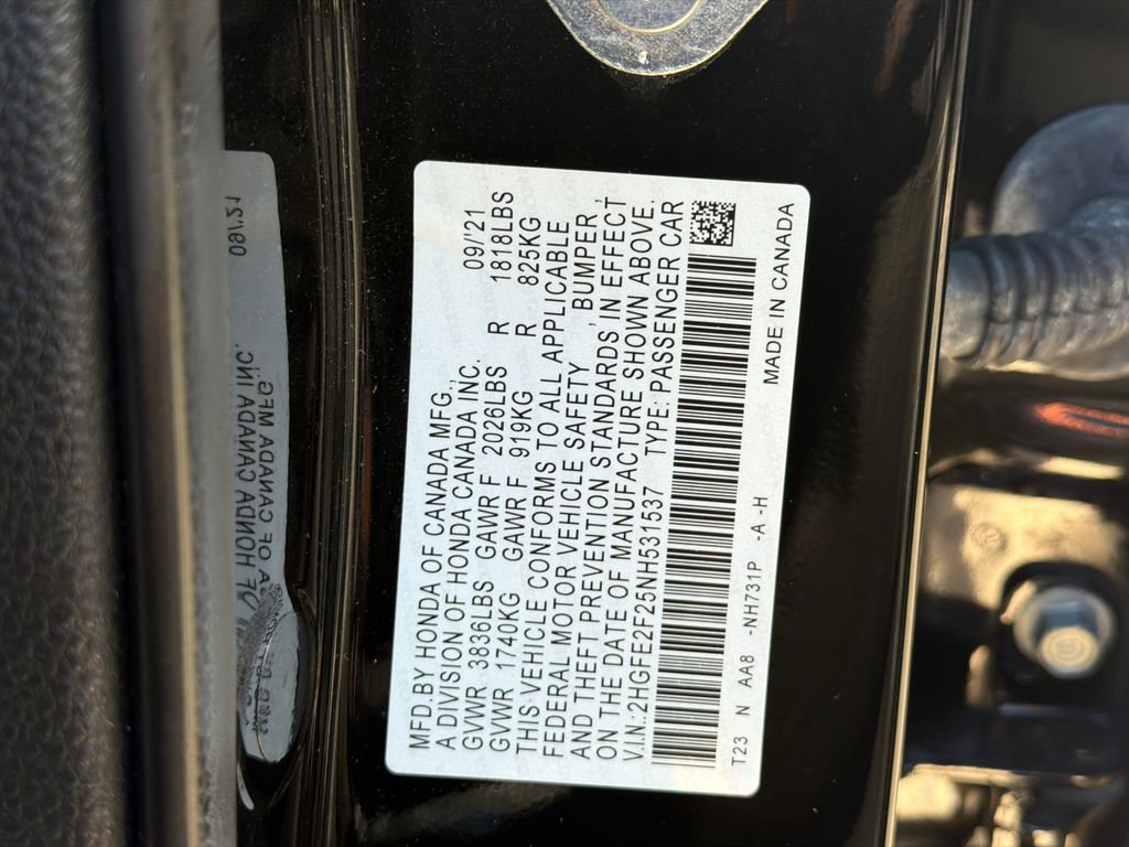 Used 2022 Honda Civic LX image 32
