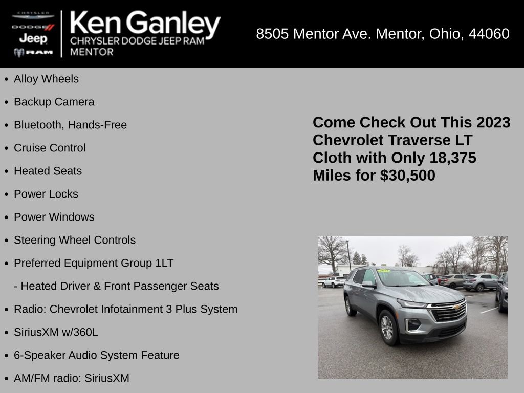 Used 2023 Chevrolet Traverse LT image 5
