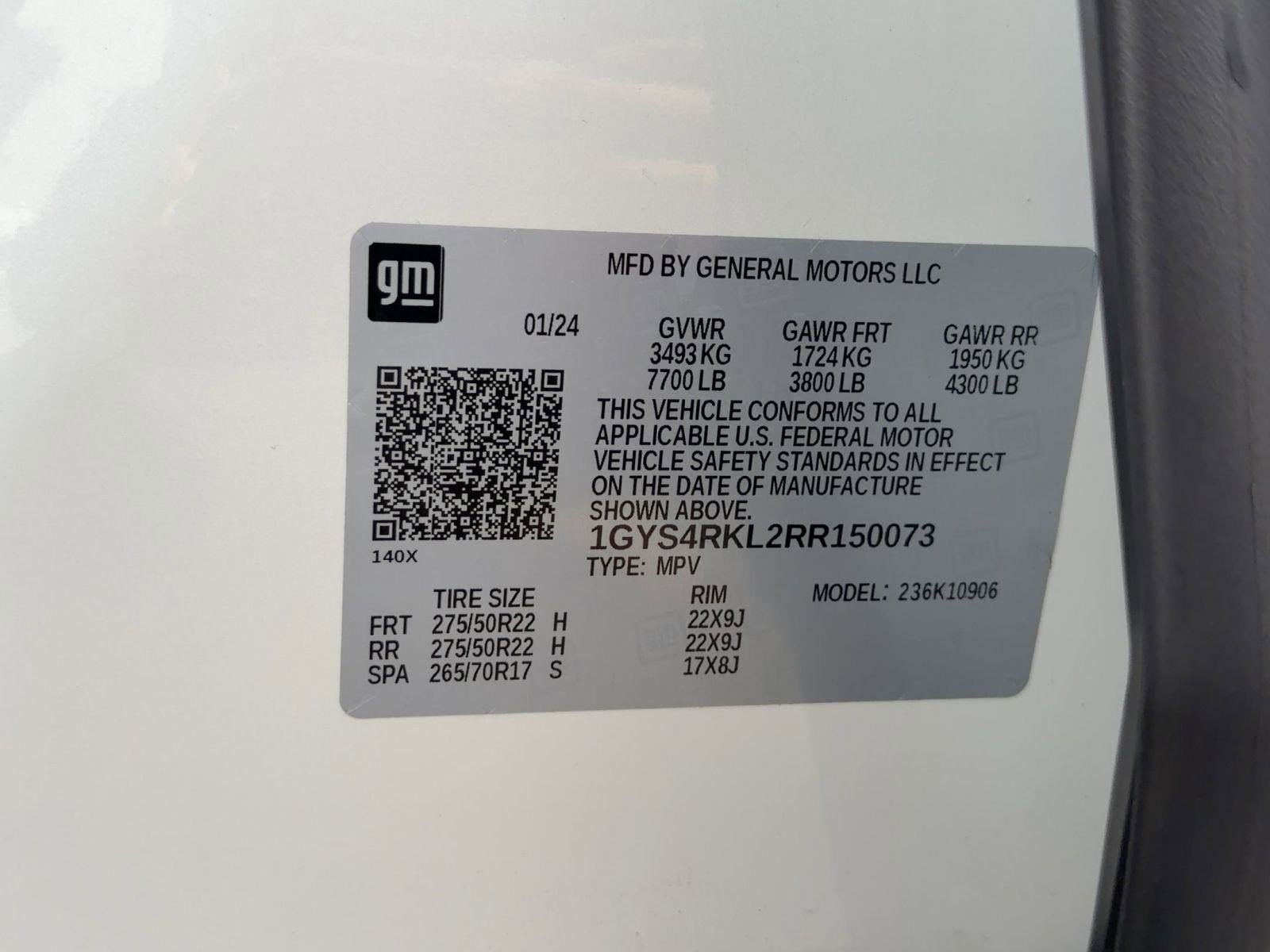 Certified 2024 Cadillac Escalade ESV Sport Platinum w/ LPO, ONYX Package image 21