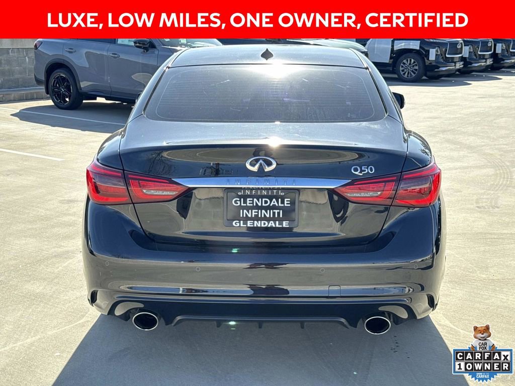Certified 2023 INFINITI Q50 Luxe w/ Cargo Package image 5
