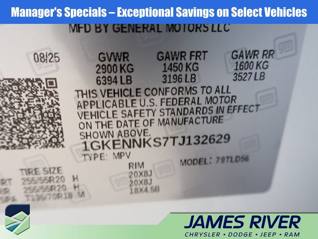 Used 2026 GMC Acadia Elevation w/ Elevation Premium Package AWD/4WD image 39