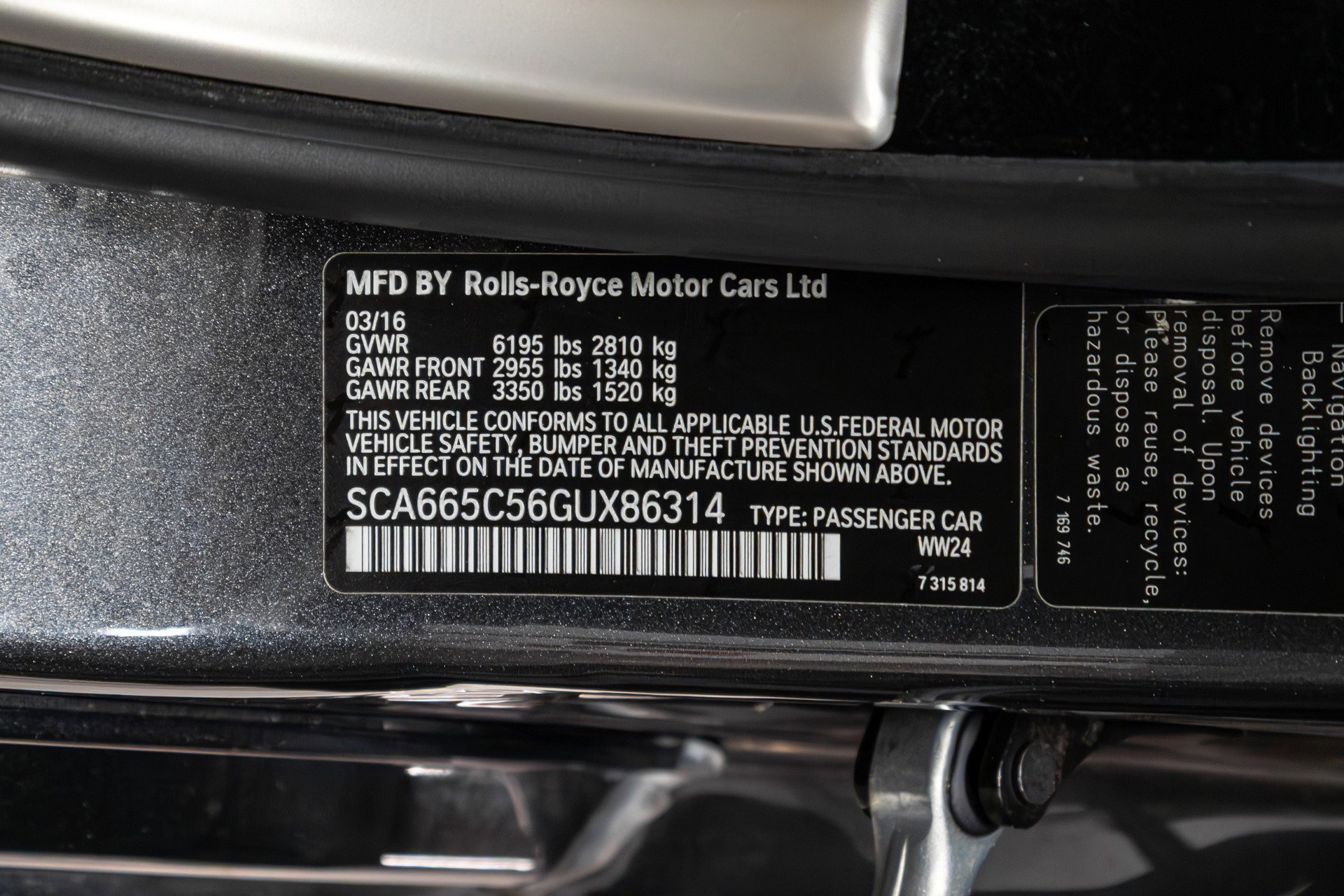 Used 2016 Rolls-Royce Wraith image 69