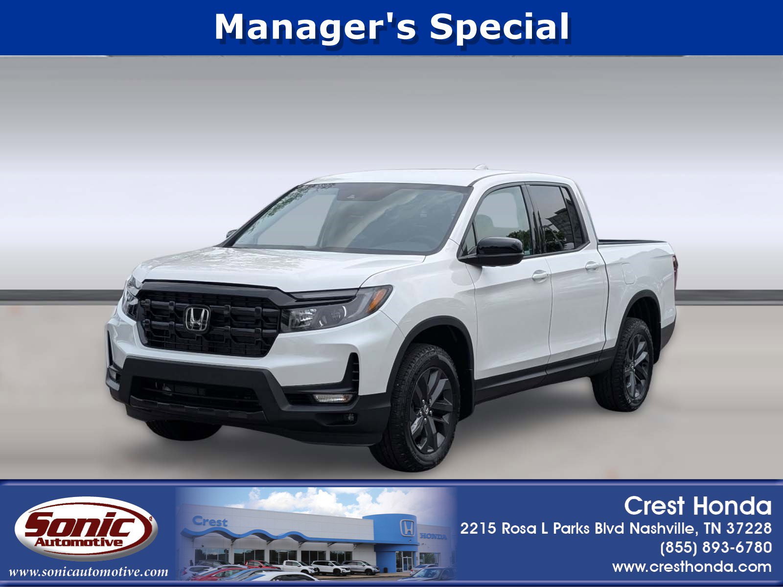 New 2026 Honda Ridgeline Sport image 1