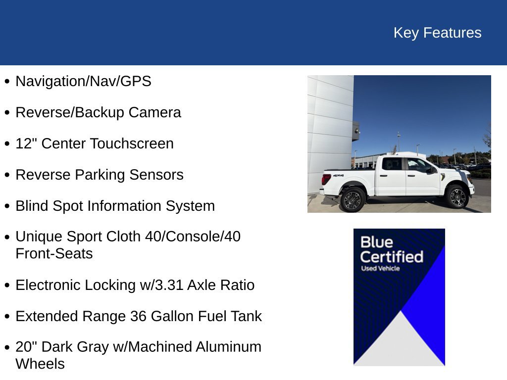 Certified 2024 Ford F150 STX AWD/4WD image 27