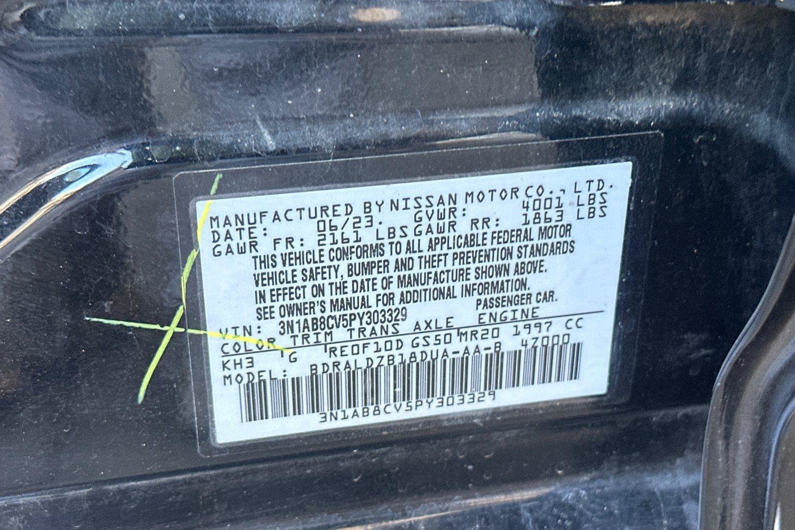 Certified 2023 Nissan Sentra SV FWD image 28