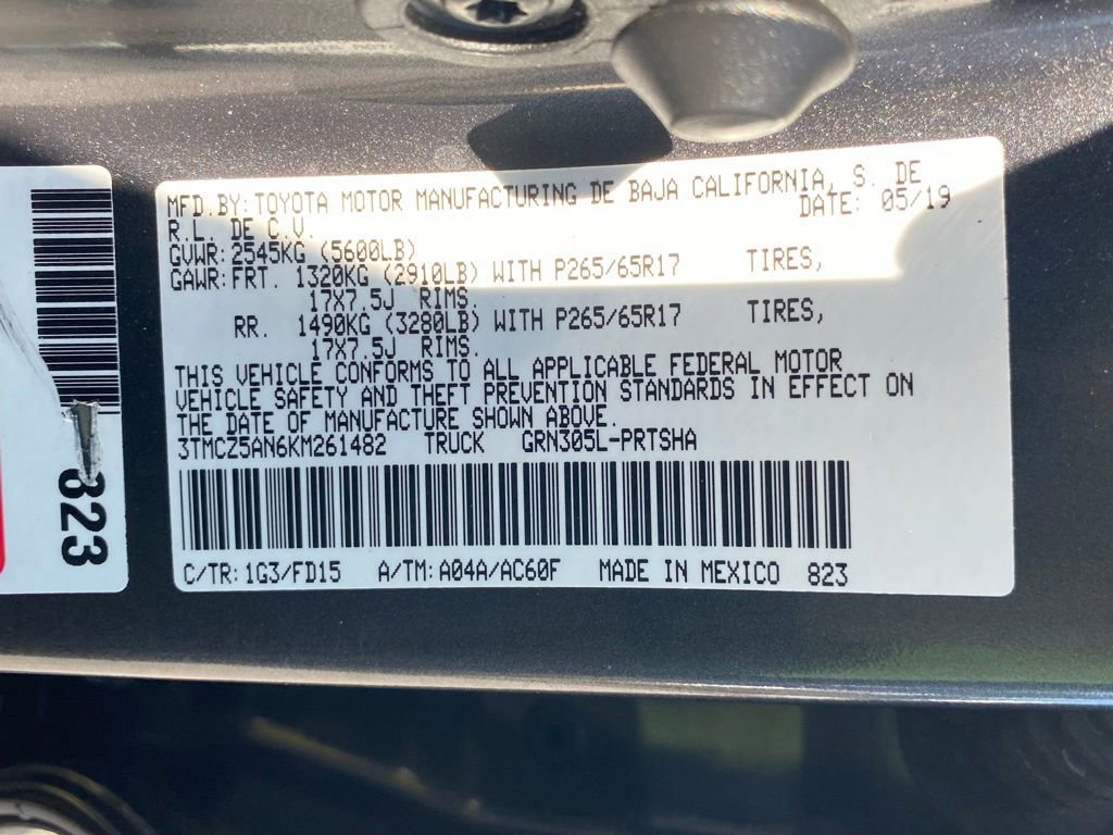 Used 2019 Toyota Tacoma TRD Sport AWD/4WD image 19