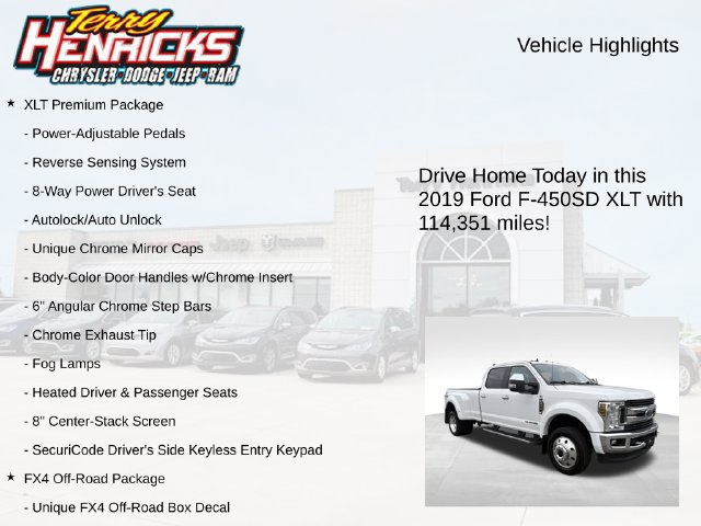 Used 2019 Ford F450 XLT w/ XLT Premium Package AWD/4WD image 4