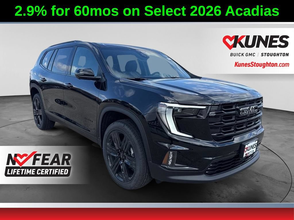 New 2026 GMC Acadia Elevation w/ Black Edition