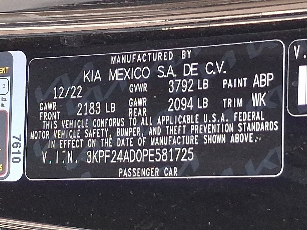 Certified 2023 Kia Forte LXS w/ LXS Technology Package FWD image 23