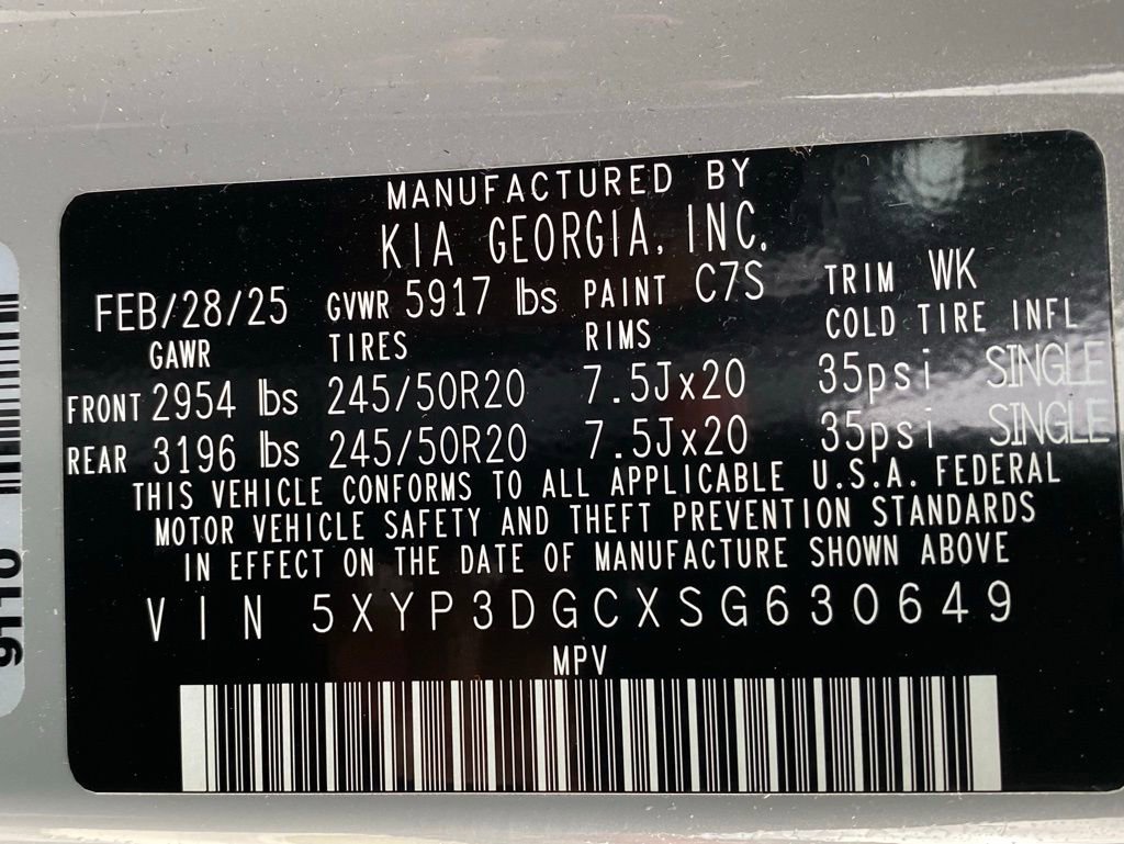 Used 2025 Kia Telluride EX X-Line AWD/4WD image 34