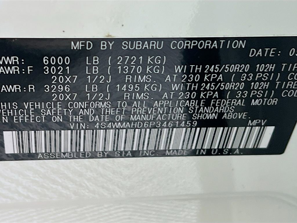 Certified 2023 Subaru Ascent Onyx Edition AWD/4WD image 28