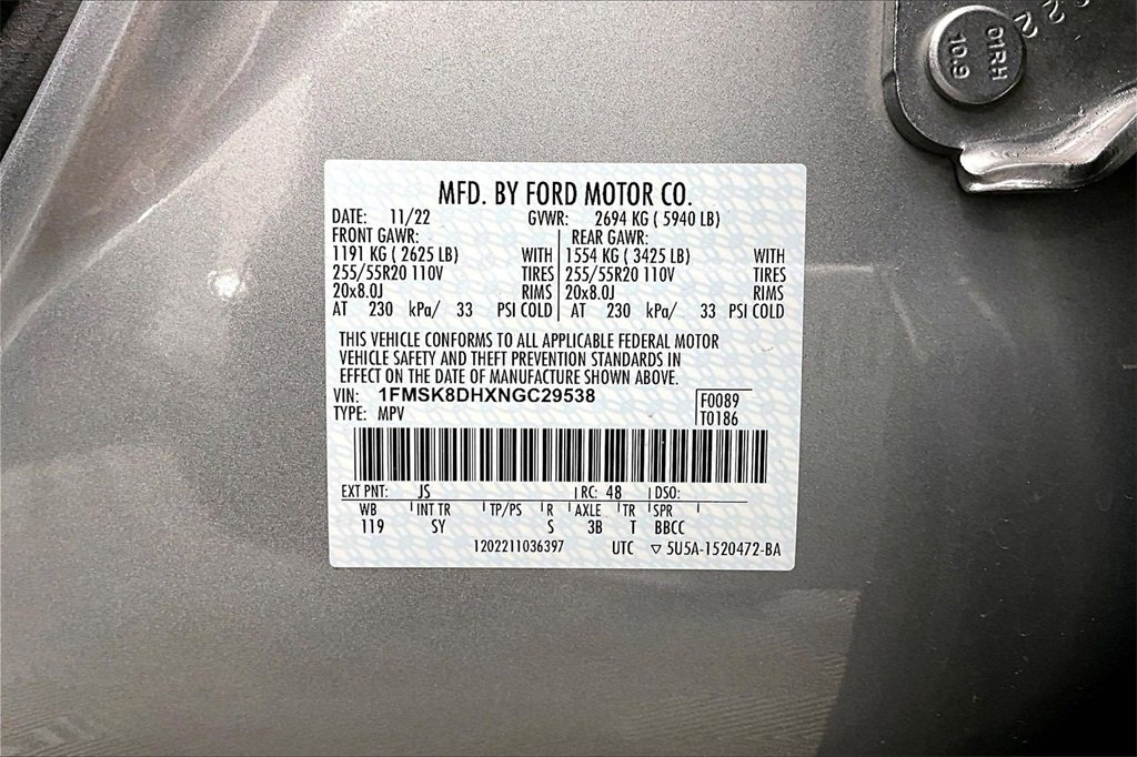 Used 2022 Ford Explorer XLT w/ Equipment Group 202A image 36