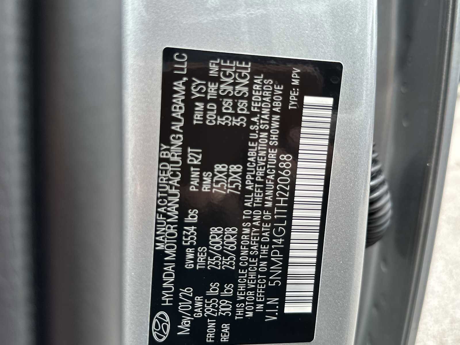 New 2026 Hyundai Santa Fe SE FWD image 27