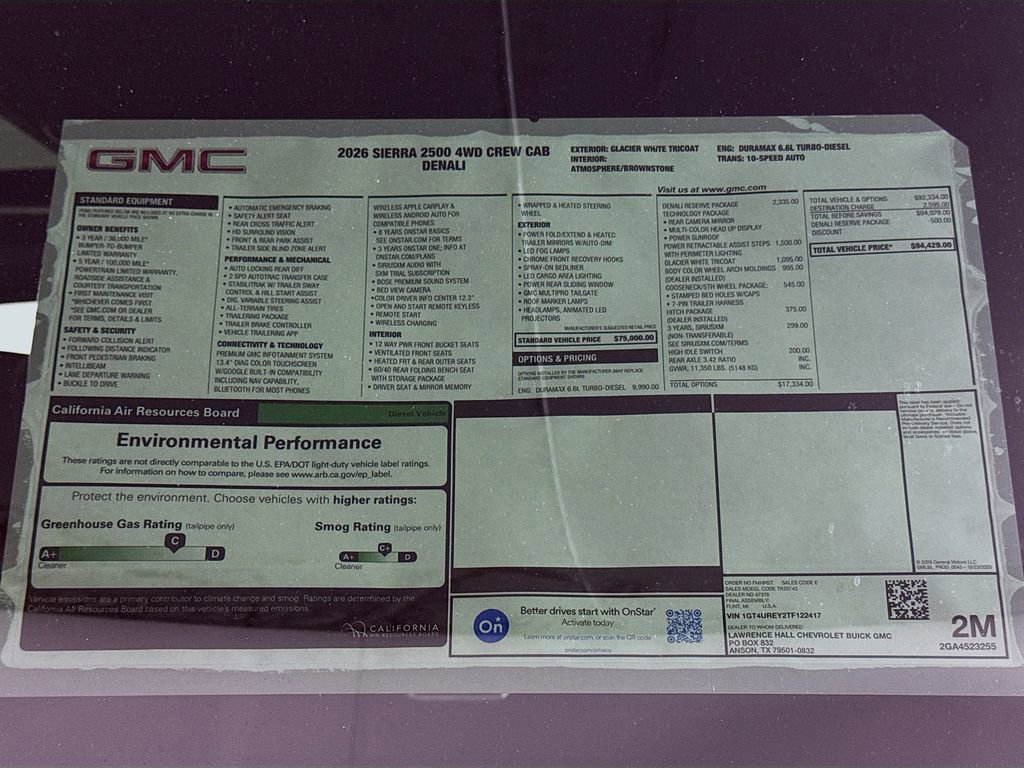 New 2026 GMC Sierra 2500 Denali w/ Denali Reserve Package image 20