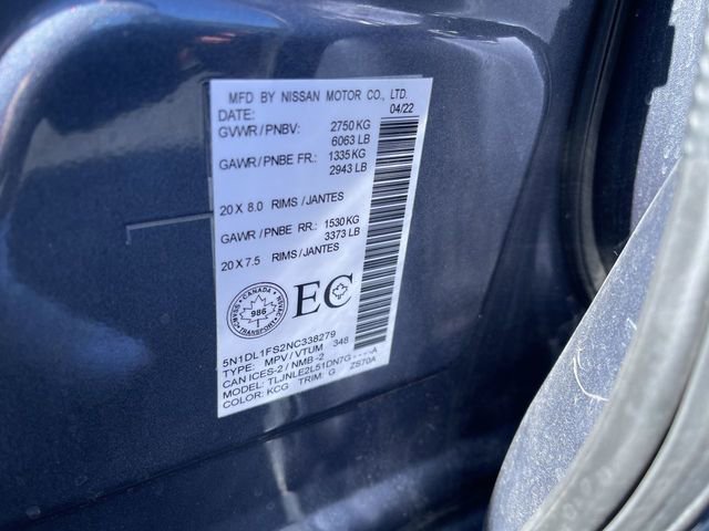 Used 2022 INFINITI QX60 Luxe image 35